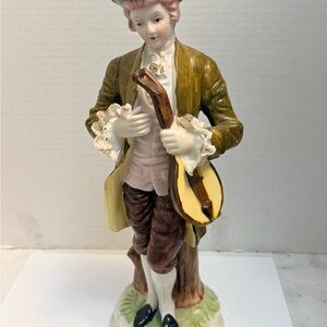 Vintage Figurine with mandolin